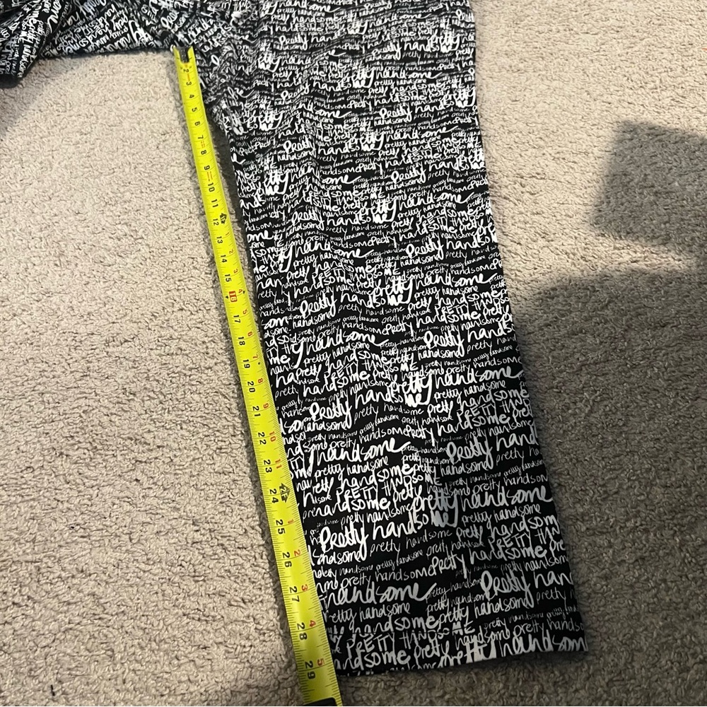 Wildfang Essential Drawstring Pants Script Print … - image 4